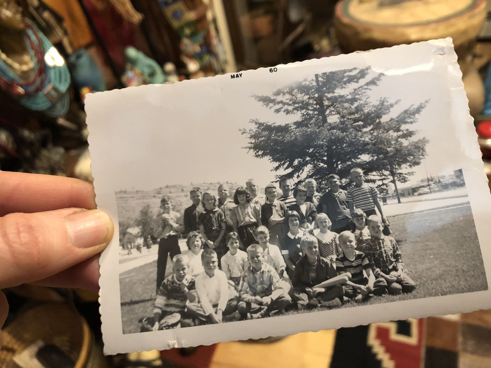 Fifth graders in North Park, 1960